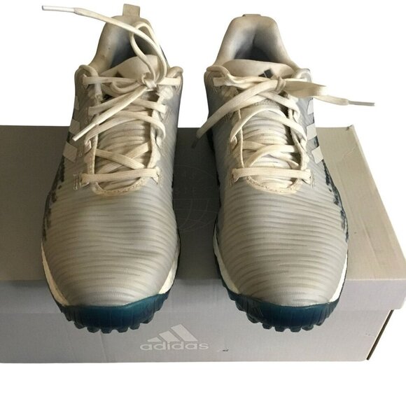 Adidas Club Chaos Spikeless Golf Shoes L7W5341 Gray and Blue Sz Men's 9.5 - Picture 4 of 13